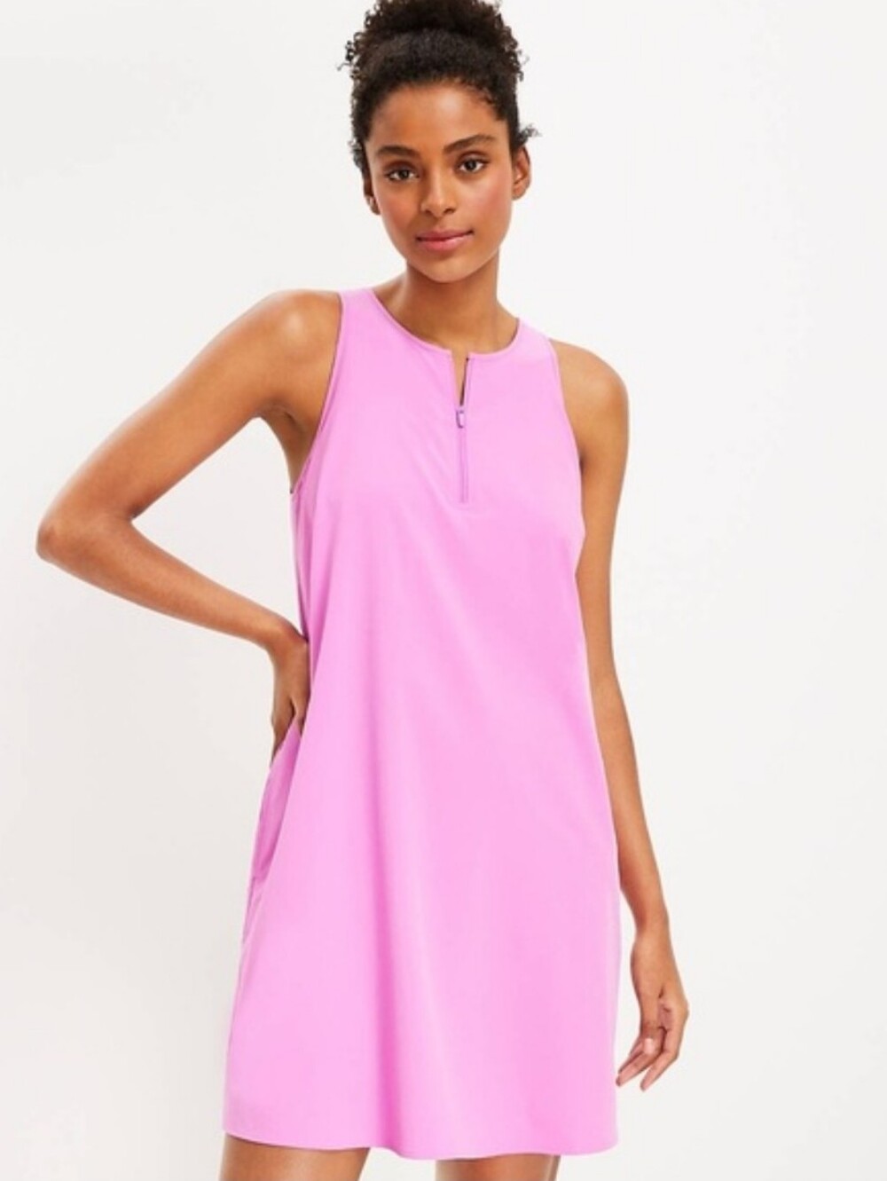 Women's Lou & Grey Purple Sleeveless Casual Dress Sz Small